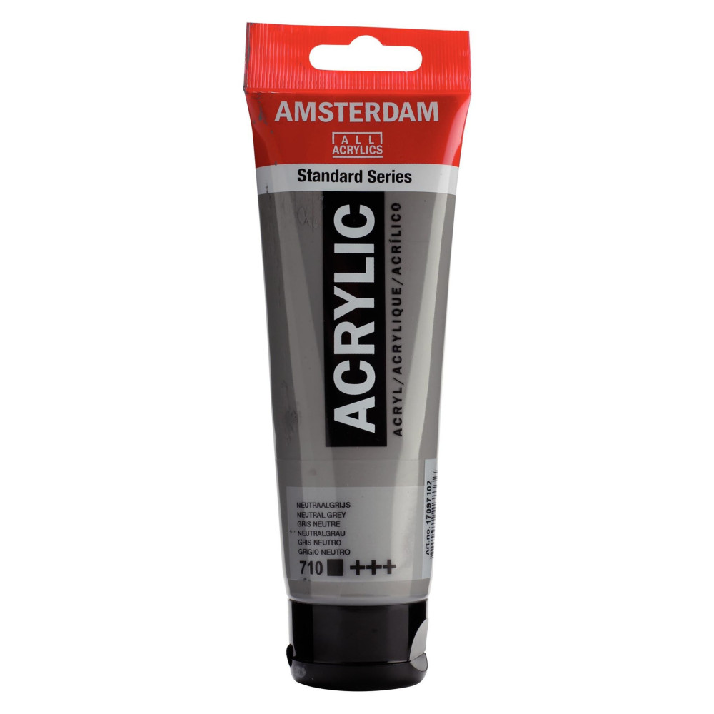 Acrylic paint in tube - Amsterdam - Nautral Grey, 120 ml