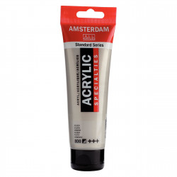 Acrylic paint in tube - Amsterdam - Silver, 120 ml