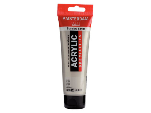 Farba akrylowa - Amsterdam - Silver, 120 ml