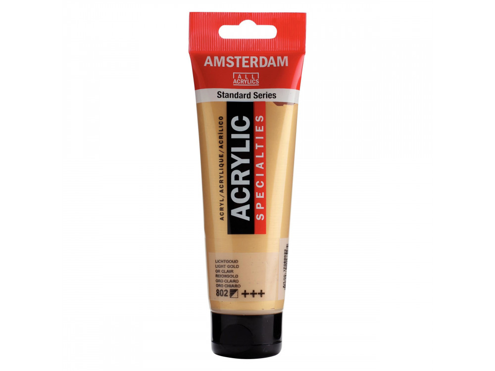 Acrylic paint in tube - Amsterdam - Light Gold, 120 ml