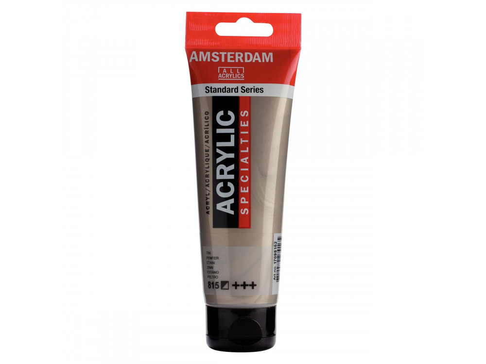 Acrylic paint in tube - Amsterdam - Pewter, 120 ml