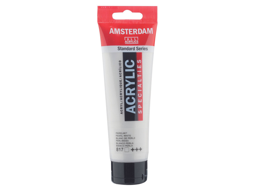 Farba akrylowa - Amsterdam - Pearl White, 120 ml