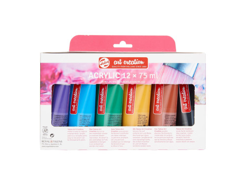 Set of acrylic paints - Talens Art Creation - 12 colors x 75 ml