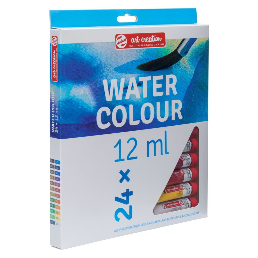 Set of watercolor paints - Talens Art Creation - 24 colors x 12 ml