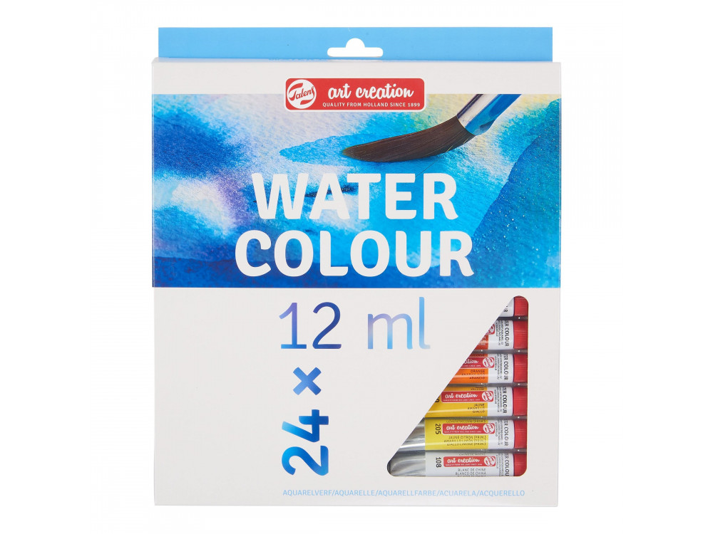 Zestaw farb akwarelowych w tubkach - Talens Art Creation - 24 kolory x 12 ml