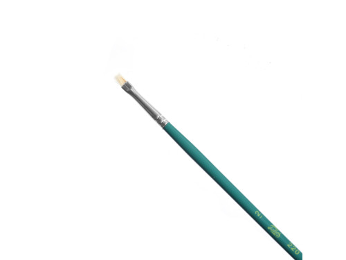 Flat, natural bristle brush - Talens - oil and acrylics, size 2