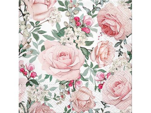 Decorative napkins - Paw - Gorgeous Roses, 20 pcs.