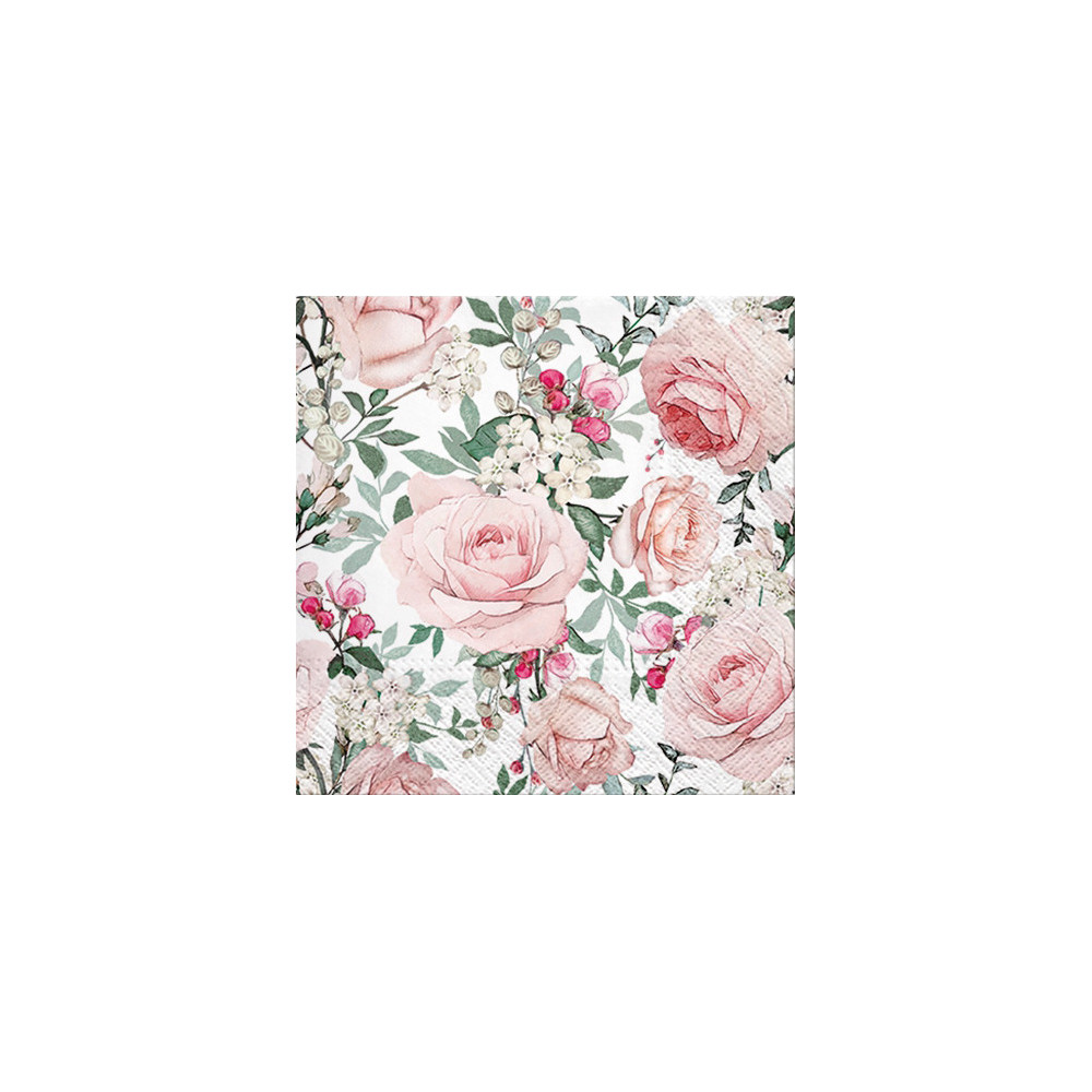Decorative napkins - Paw - Gorgeous Roses, 20 pcs.