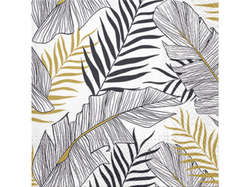Decorative napkins - Paw - Exotic Leaves, 20 pcs.