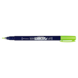 Fudenosuke Brush Pen - Tombow - hard, Neon Green
