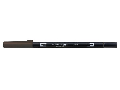 Pisak dwustronny Dual Brush Pen - Tombow - Warm Grey 8