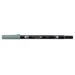 Dual Brush Pen - Tombow - Cool Grey 8