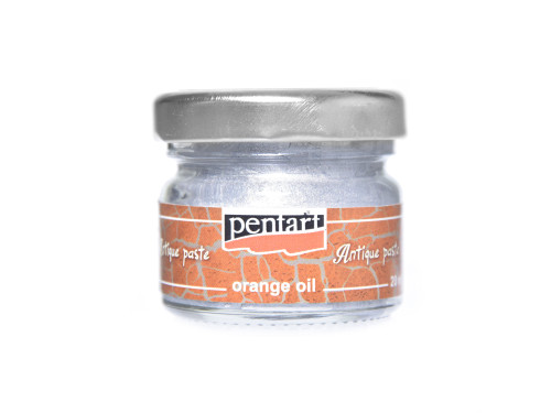 Pasta postarzająca - Pentart - srebrna, 20 ml