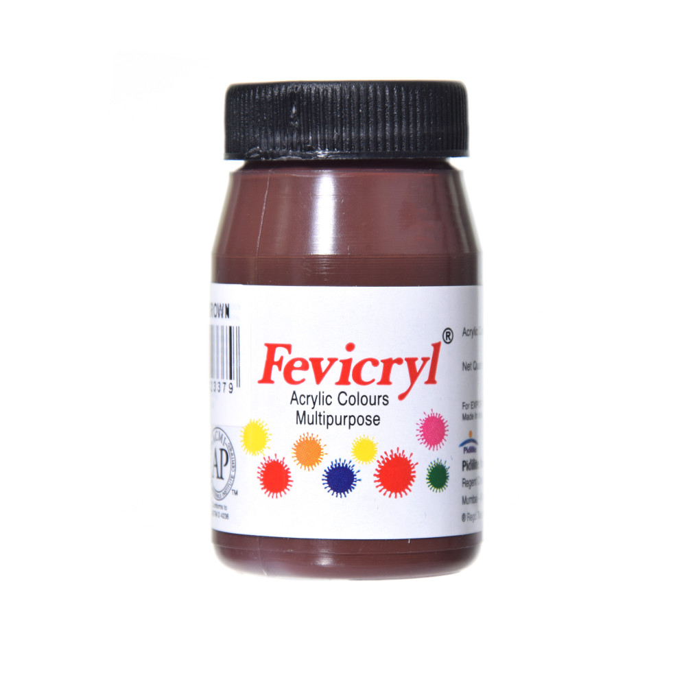 Farba akrylowa do tkanin Fevicryl - Pidilite - vandyke brown, 50 ml