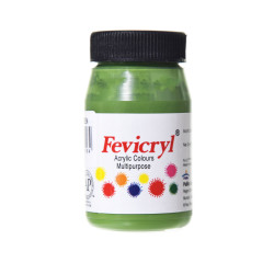 Acrylic paint for fabrics Fevicryl - Pidilite - olive green, 50 ml