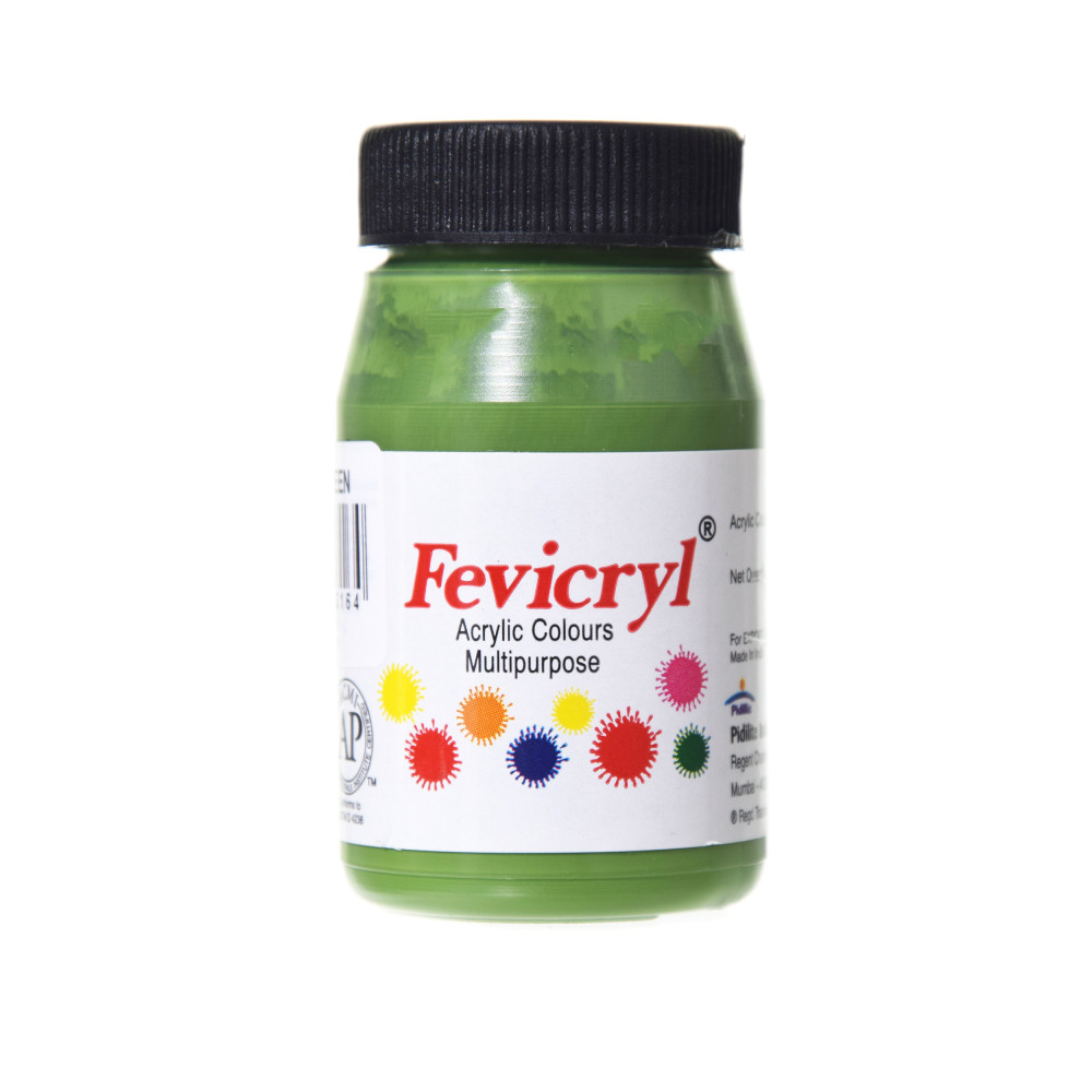Farba akrylowa do tkanin Fevicryl - Pidilite - olive green, 50 ml