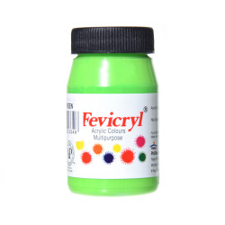 Acrylic paint for fabrics Fevicryl - Pidilite - leaf green, 50 ml