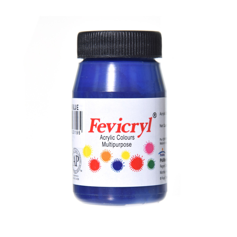 Farba akrylowa do tkanin Fevicryl - Pidilite - prussian blue, 50 ml