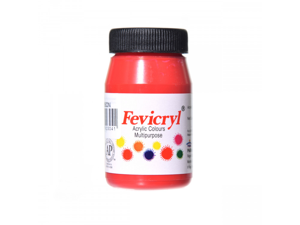 Farba akrylowa do tkanin Fevicryl - Pidilite - crimson, 50 ml