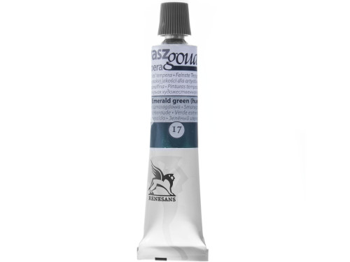 Farba gwasz - Renesans - 17, emerald green (hue), 20 ml