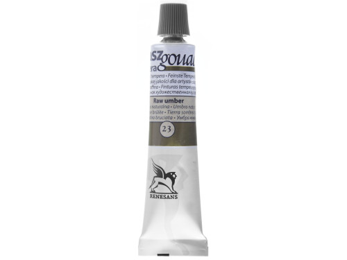 Farba gwasz - Renesans - 23, raw umber, 20 ml