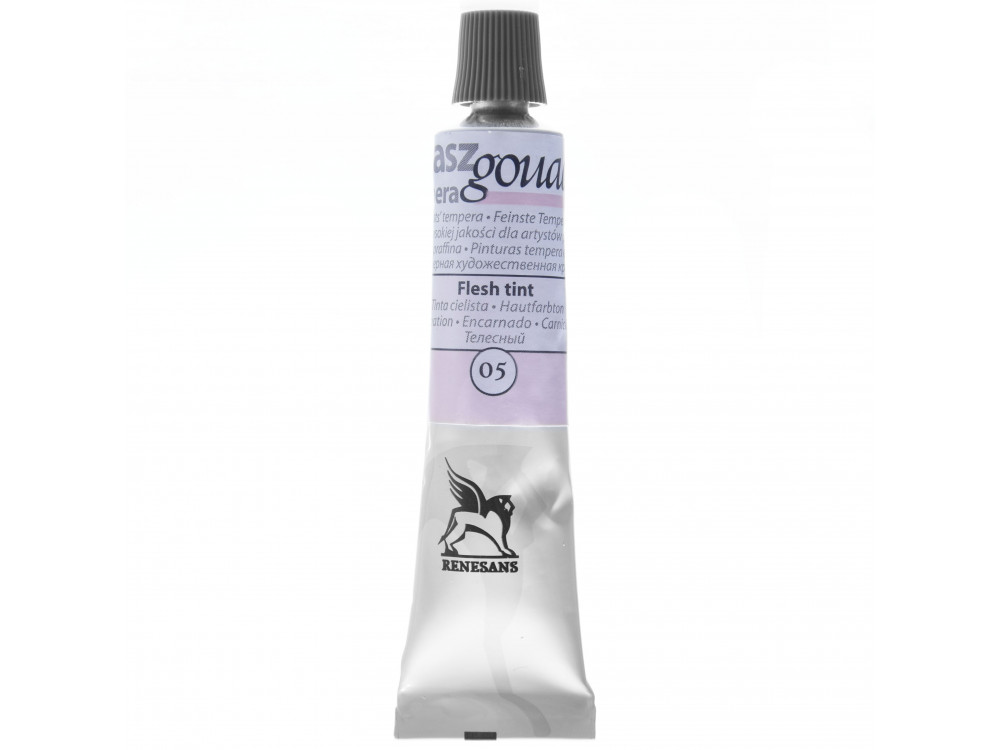 Gouache paint in tube - Renesans - 05, flesh tint, 20 ml