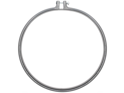 Embroidery plastic hoop, round - Rico Design - grey, 25,4 cm