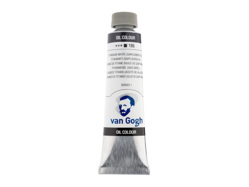 Oil paint in tube - Van Gogh - Titanium White, 40 ml