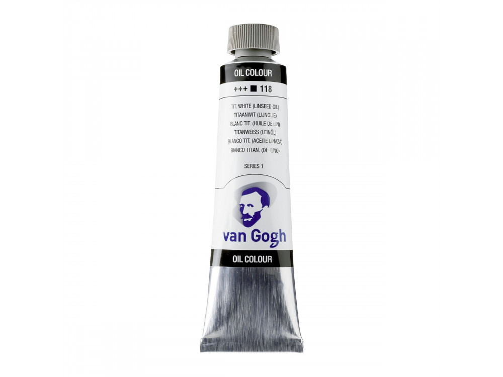 Oil paint in tube - Van Gogh - Titanium White, 40 ml
