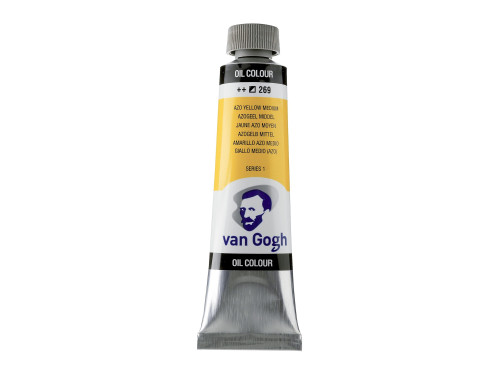 Oil paint in tube - Van Gogh - Azo Yellow Medium, 40 ml