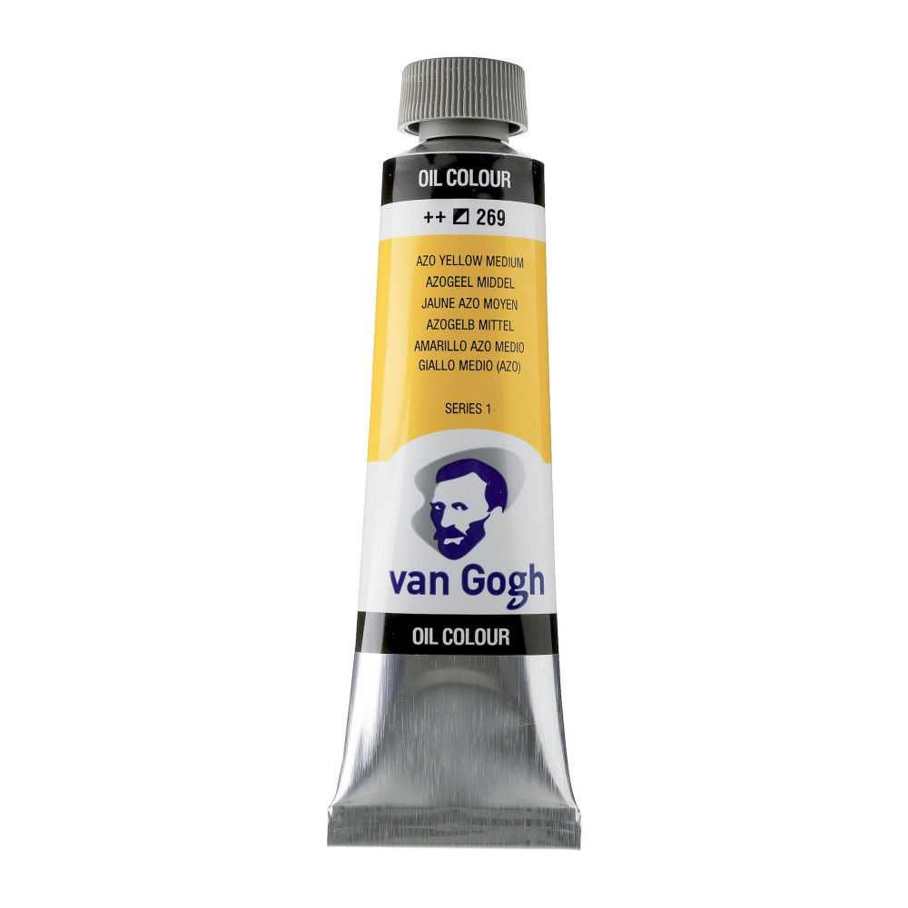 Oil paint in tube - Van Gogh - Azo Yellow Medium, 40 ml