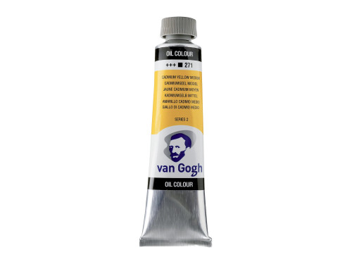 Oil paint in tube - Van Gogh - Cadmium Yellow Medium, 40 ml