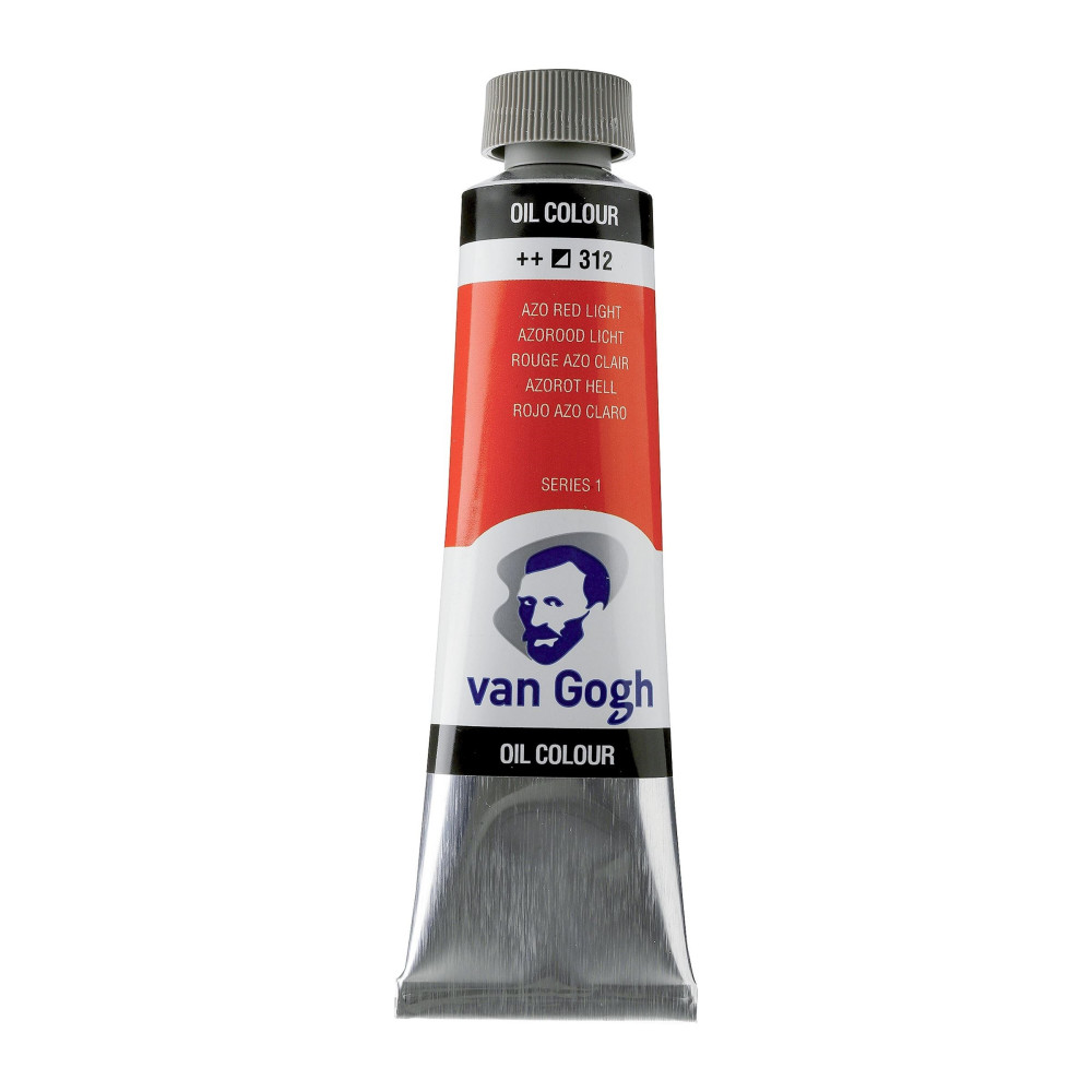 Oil paint in tube - Van Gogh - Azo Red Light, 40 ml
