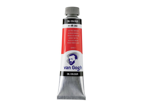 Oil paint in tube - Van Gogh - Azo Red Medium, 40 ml