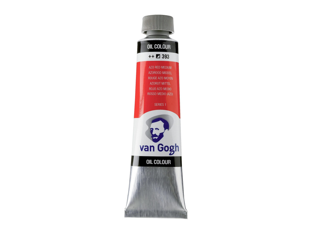 Farba olejna - Van Gogh - Azo Red Medium, 40 ml