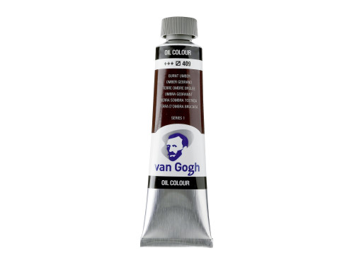 Oil paint in tube - Van Gogh - Burnt Umber, 40 ml