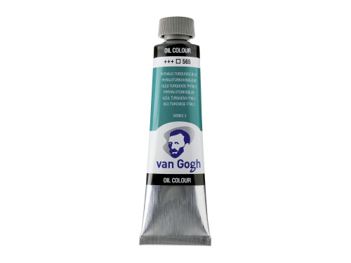 Oil paint in tube - Van Gogh - Phthalo Turquoise Blue, 40 ml