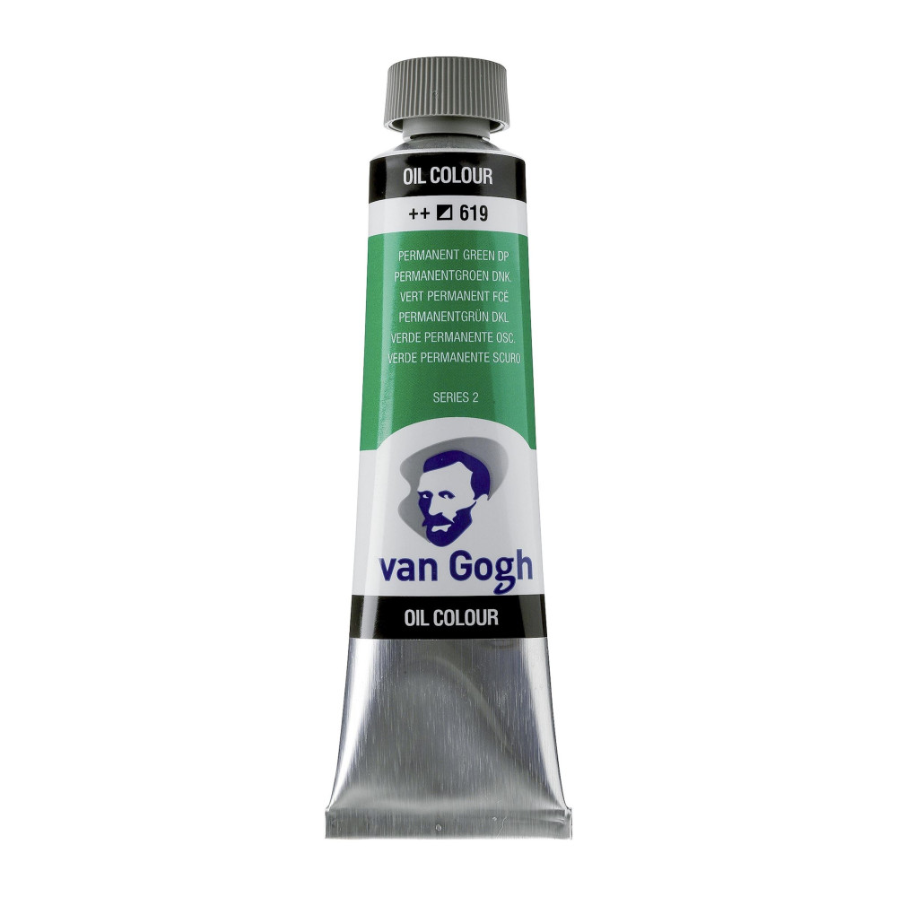 Farba olejna - Van Gogh - Permanent Green Deep, 40 ml