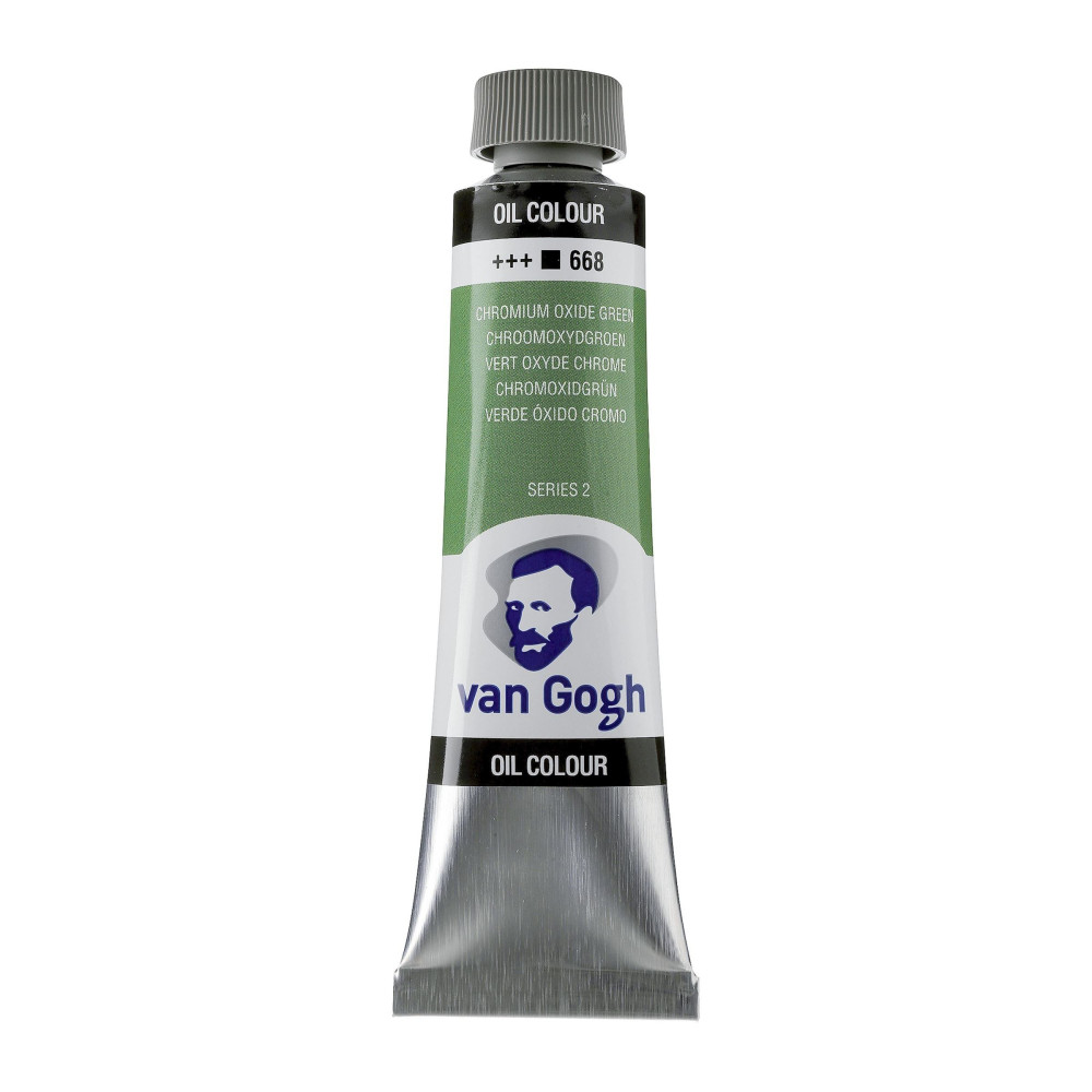 Oil paint in tube - Van Gogh - Chromium Oxide Green, 40 ml