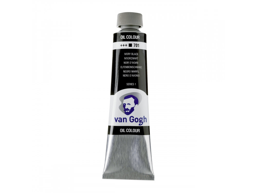 Oil paint in tube - Van Gogh - Ivory Black, 40 ml