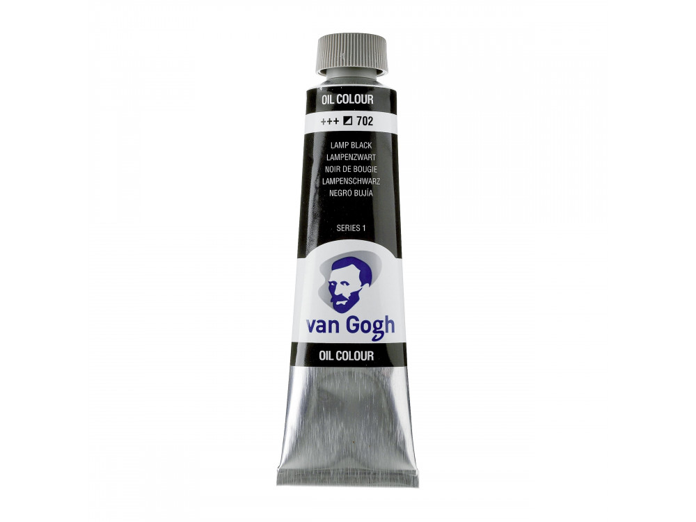 Farba olejna - Van Gogh - Lamp Black, 40 ml