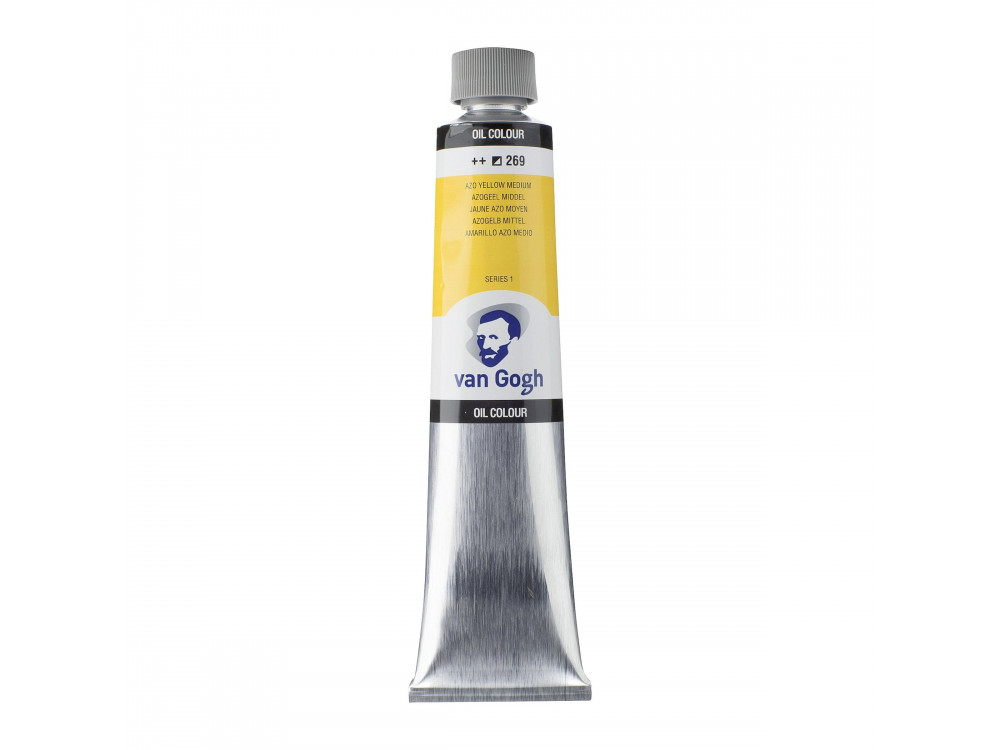 azo yellow oil paint