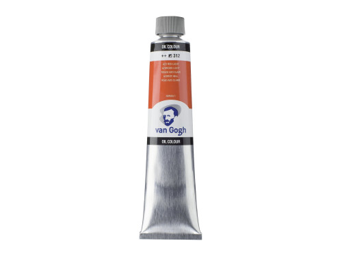 Oil paint in tube - Van Gogh - Azo Red Light, 200 ml