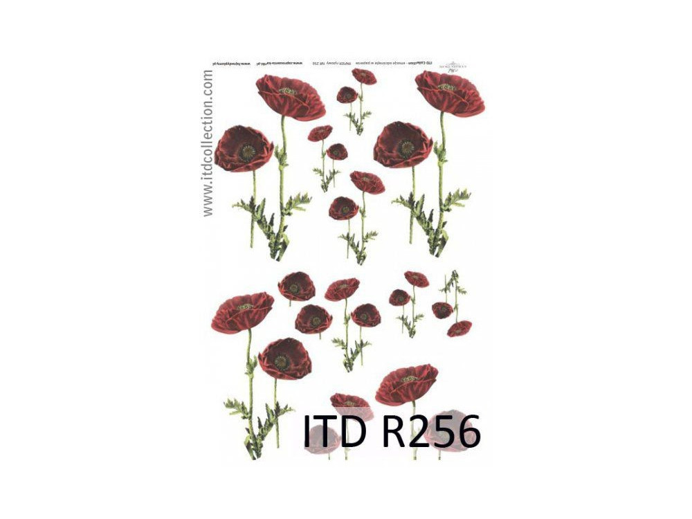 Decoupage paper A4 - ITD Collection - rice, R256