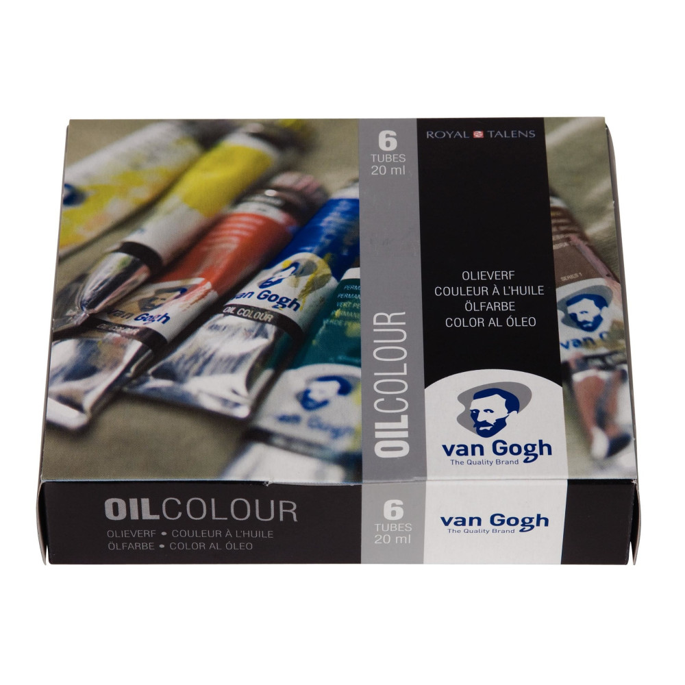 Starter set of Oil Colour paints in tubes - Van Gogh - 6 colors x 20 ml