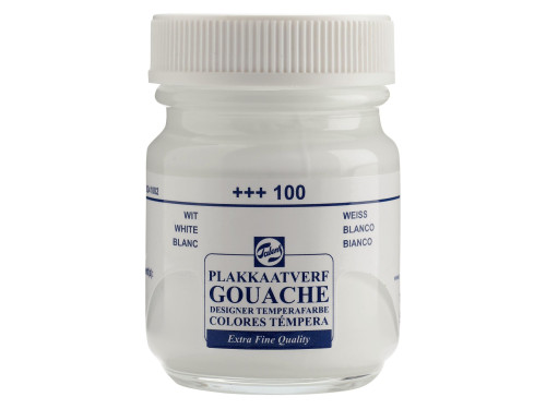 Farba gwasz Gouache Extra Fine - Talens - White, 50 ml