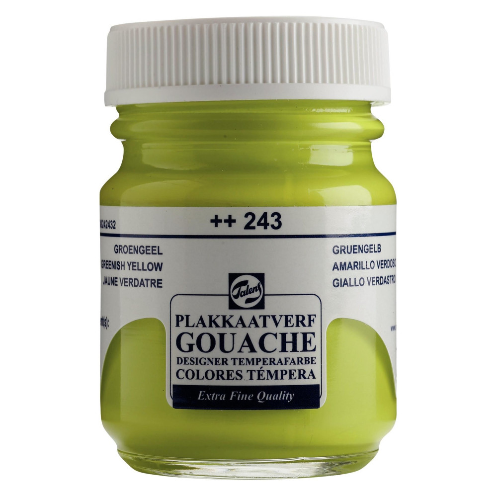 Farba gwasz Gouache Extra Fine - Talens - Greenish Yellow, 50 ml
