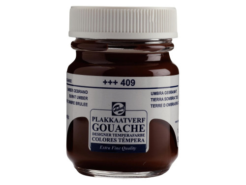 Farba gwasz Gouache Extra Fine - Talens - Burnt Umber, 50 ml