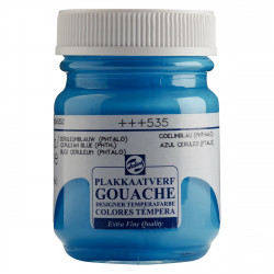 Farba gwasz Gouache Extra Fine - Talens - Cerulean Blue Phthalo, 50 ml