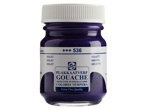 Gouache Extra Fine paint in a bottle - Talens - Violet, 50 ml